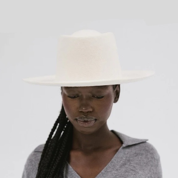 GIGI PIP Ty Upturned Brim Wool Hat Wide Brim - Picture 12 of 15